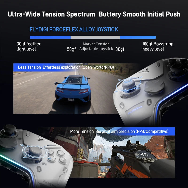 Official Global Version Flydigi APEX 5 Elite Gamepad With Charger Dock Bluetooth Gaming Controller For PC/Switch/Mobile/TV