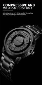 2025 Luxury Watch Men Creative Scrolling Pointer Magnetic Force Sport Watches Men Quartz Chronograph Man Clock Relogio Masculino