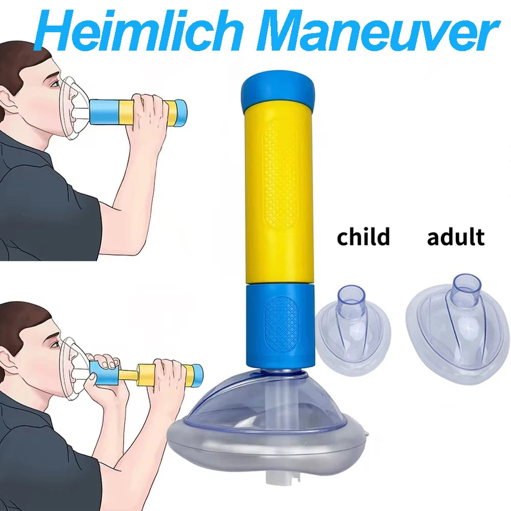 Heimlich Maneuver Anti Choking Rescue Device Artificial Emergency Home Rescue First Aid Kit Adults & Children