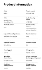 Lenovo LE302 Wireless Bluetooth 6.0 Headset Long Battery Life Sports Ear Clip Earphones HIFI Stereo Noise Cancelling Headphones