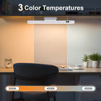 WILLED 5W Dimmable Mirror Lights 3 Colors Adjustable Makeup Light with 120 LED 2500mAh Rechargeable Under Cabinet Led Lights