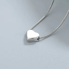 2Pcs/Set Simple Puzzle Heart Matching Pendant Couple Matching Necklace Couple Good Friends Ladies Men Hip Hop Sweater Chain