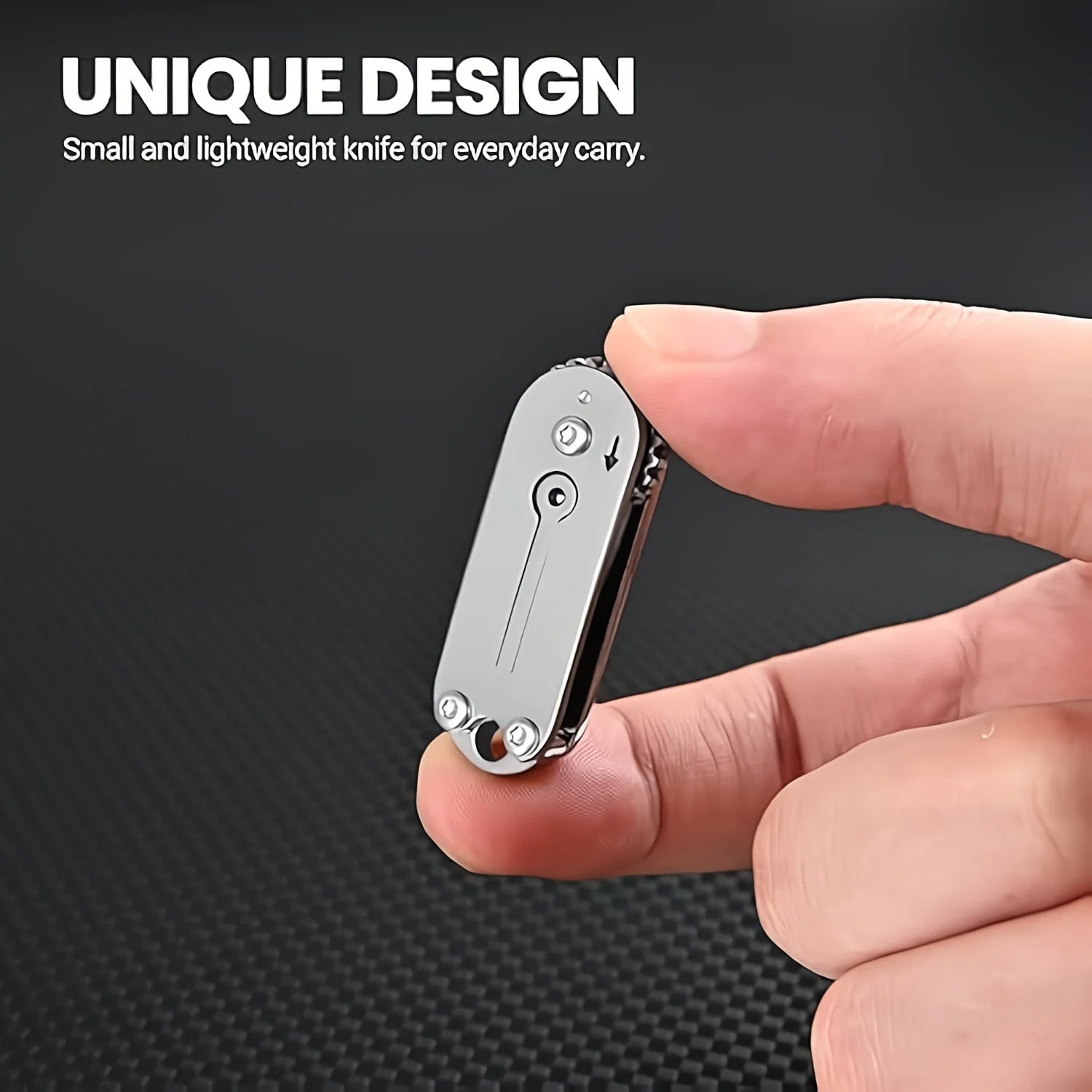 Small Pocket Knife For Men, Mini Folding Knives Box Cutter, Cool EDC Knife With Unique Design, Little Tiny Knives For Day Carry