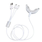 Teeth Whitening Accelerator Smart LED Blue Light Portable USB/iPhone/Android Charging Device Teeth Whitener Light Gum Tray