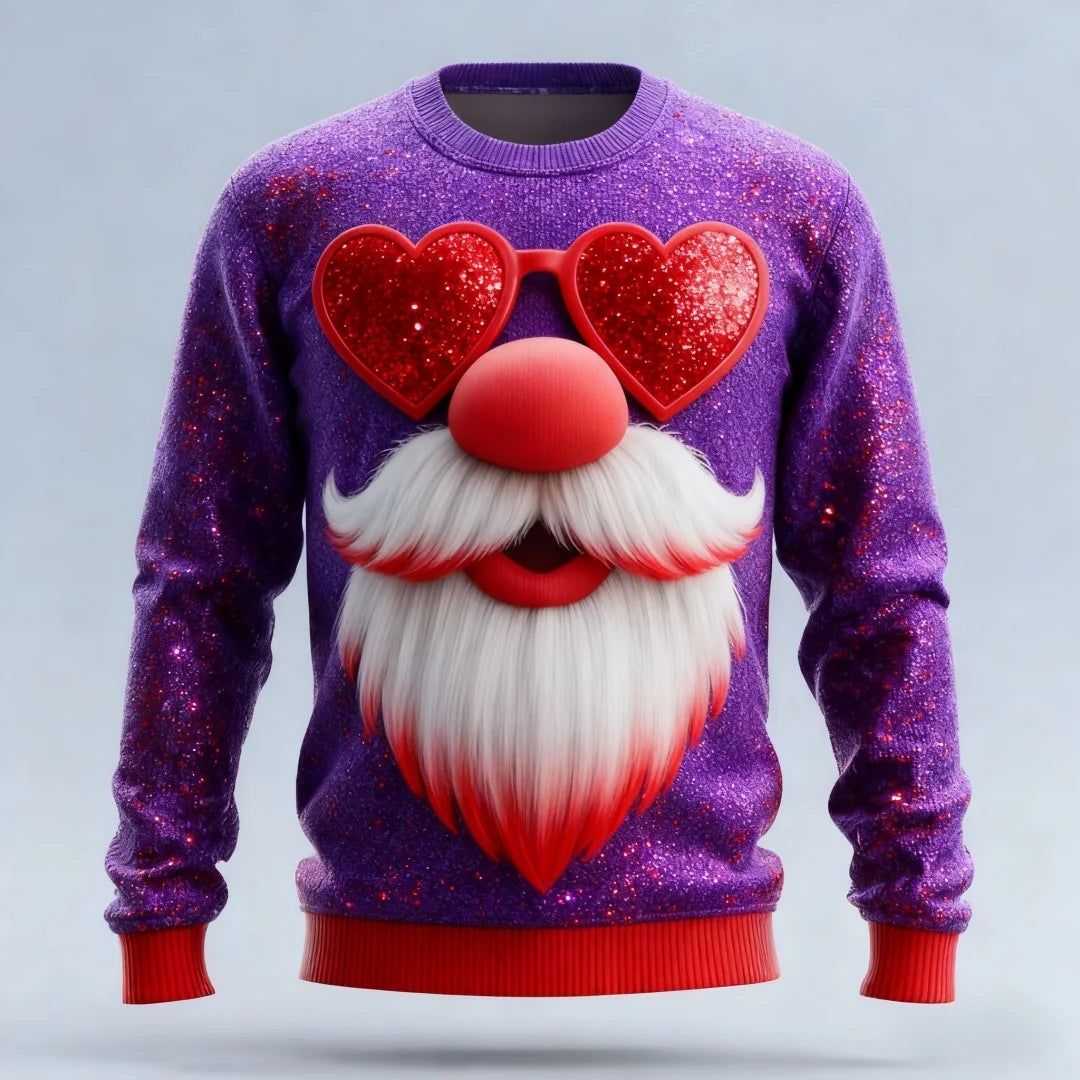 Christmas Santa Claus Pullovers Graphic 3D Print Autumn Fashion Sweatshirts Crew Neck Hoodies Men's and Women's Sweatshirts Tops