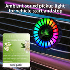 Automotive Atmosphere Light Air Outlet Rhythm Light Aromatherapy Pickup Light Automotive Air Outlet Decorative Light Colorful
