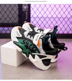 Sport Kids Leather Sneakers Four Season Boys Casual Shoes Non Slip Children Fashion School Walking Running Shoes Size 28-39