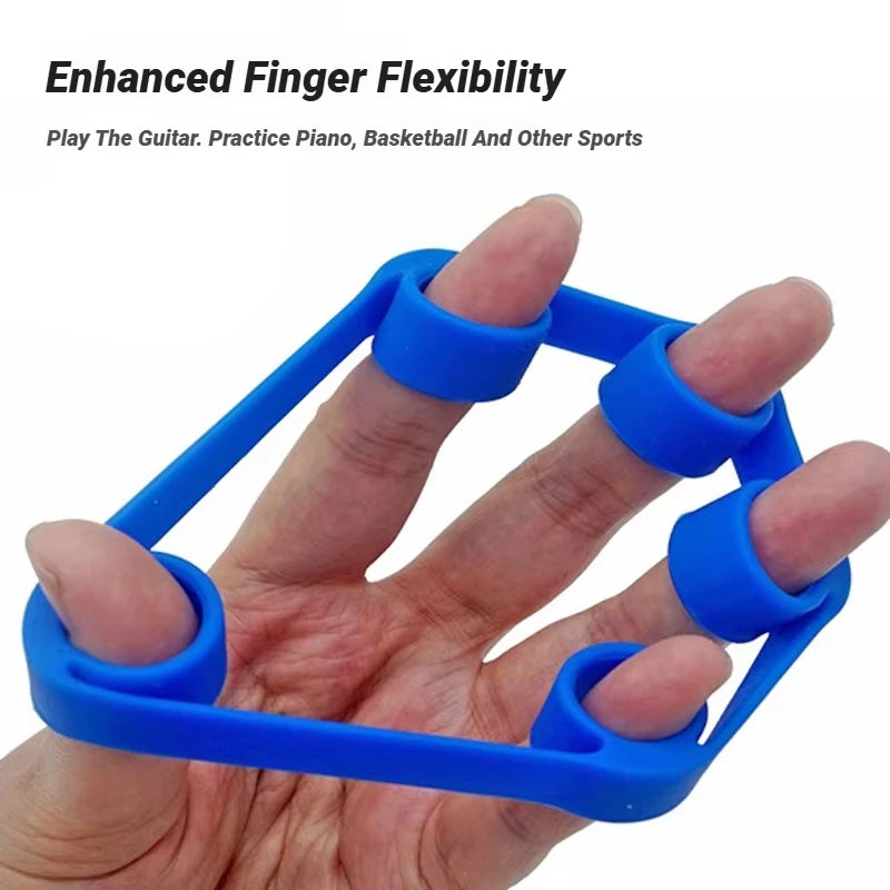 Silicone Five-Finger Training Hand Expanders Exerciser Wrist Stretcher Finger Gripper Expander Strength Rehabilitation Tensioner