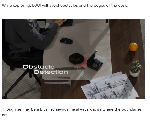 looi robot smartphone looi robot chatgpt large model English voice dialogue visual recognition interactive smart toy gift