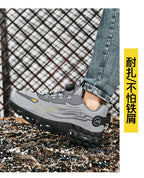 Men's Military Tactical Boots Army Boots Men Side Zipper Military Boots Men Anti-Slip Ankle Boots Work Safety Shoes Hiking Shoe