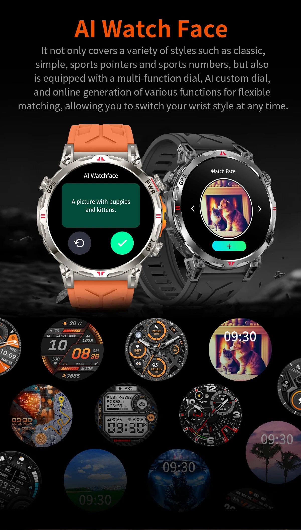 2025 New T-Rex 3 Ultra Original Military-Grade GPS Smart Watches Men Sport Tactics Compass BT Call Waterproof Swim Smart Bracelet