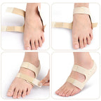 Foot Arch and Heel Protection Cover Shock Absorption Foot Protection Crack Prevention Height Correction Flat Arch Support Insole