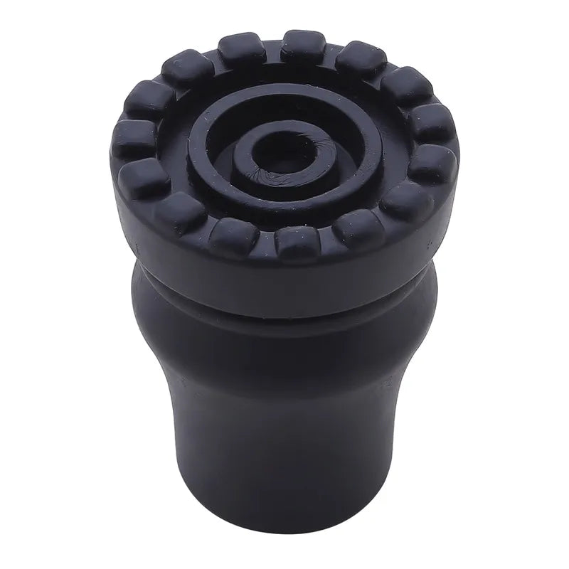 16-22mm Antiskid Walking Stick Crutch Cane Bottom Pads Cover Protector Climbing Hiking Trekking Pole Tip