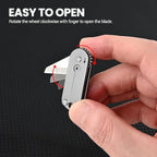 Small Pocket Knife For Men, Mini Folding Knives Box Cutter, Cool EDC Knife With Unique Design, Little Tiny Knives For Day Carry