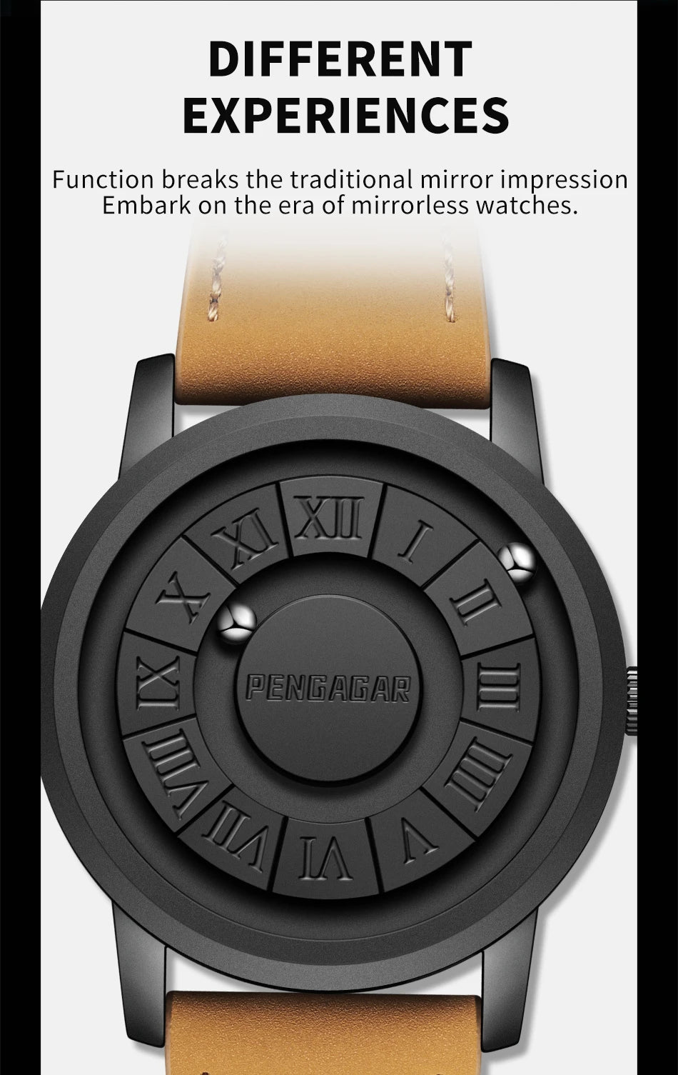 2025 Luxury Watch Men Creative Scrolling Pointer Magnetic Force Sport Watches Men Quartz Chronograph Man Clock Relogio Masculino