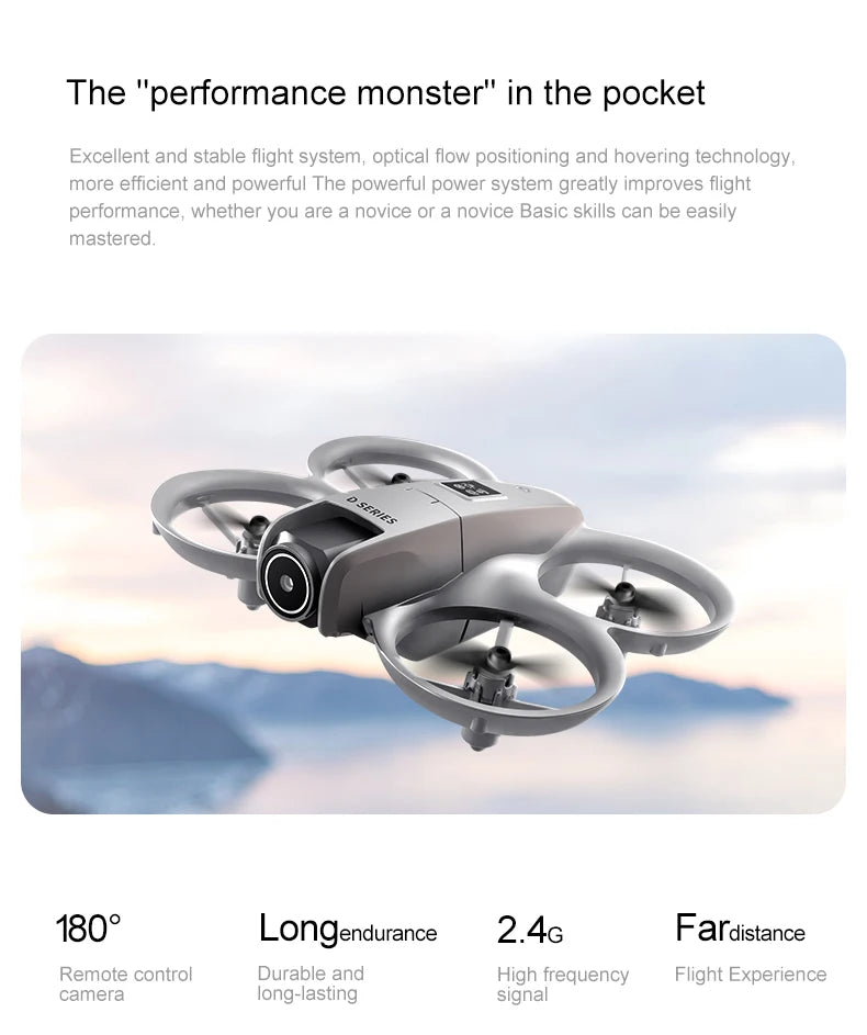Lenovo D16 Drone 8K Aerial HD Profesional Dual-camera Helicopter Optical Flow Positioning Avoidance Bushless Motor GPS Drone UAV