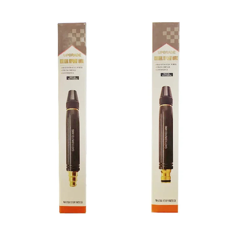 High-Pressure Water Gun Household Car Wash Water Black Car Wash Nozzle Diamond Water Car Wash Gun Watering Pipe