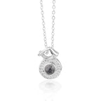 Projection Necklace 100 Languages I Love You Pendant Jewelry For Girlfriend Wife Lover Couple Creative Romantic Necklaces Gifts