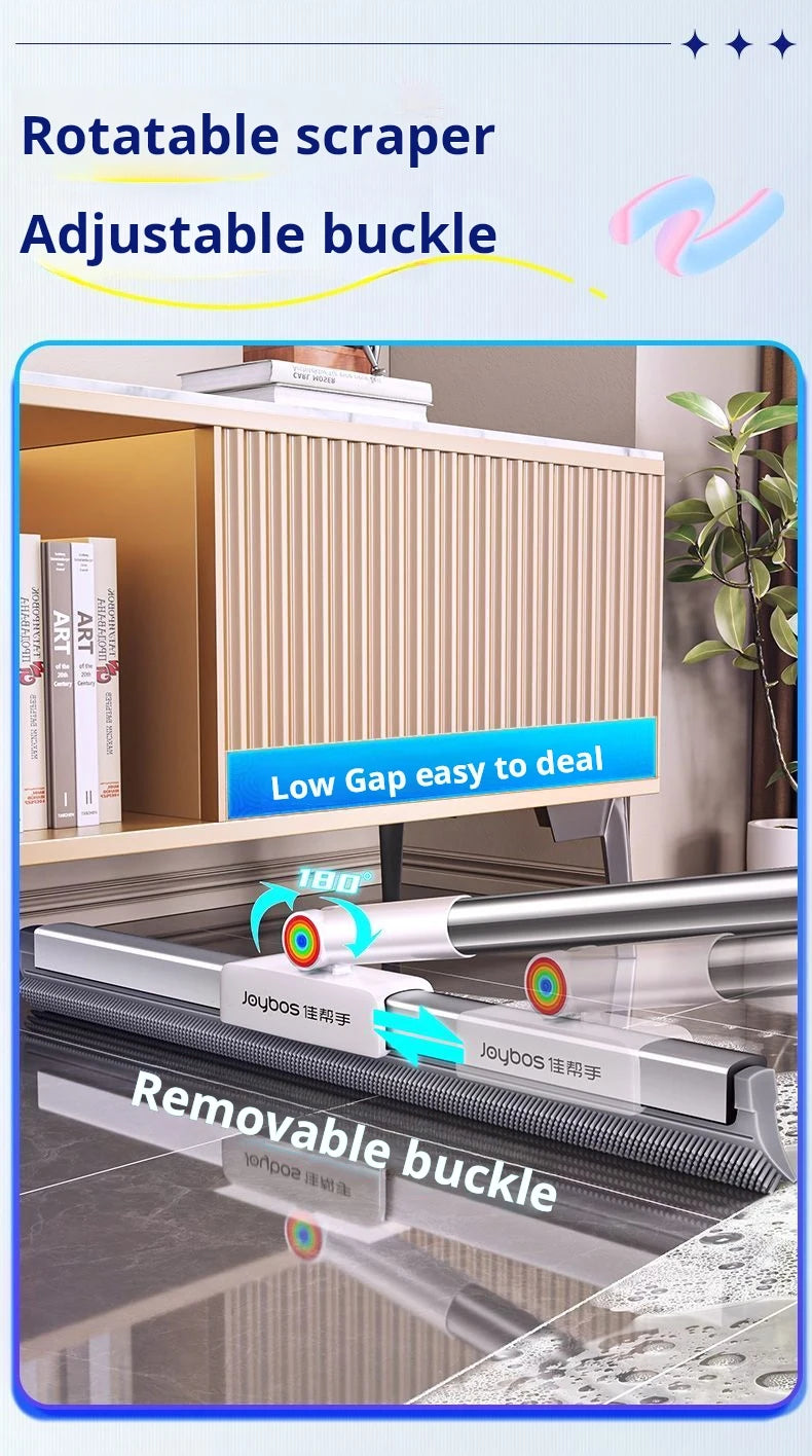 Silicone Scraper 50cm Wiper Floor Mop 360 Complete Household Magic Cleaning Broom Living Room Bathroom Cleaner Brooms Tool