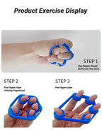 Silicone Five-Finger Training Hand Expanders Exerciser Wrist Stretcher Finger Gripper Expander Strength Rehabilitation Tensioner