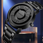 2025 Luxury Watch Men Creative Scrolling Pointer Magnetic Force Sport Watches Men Quartz Chronograph Man Clock Relogio Masculino