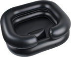 1pc Portable Shampoo Bowl, Inflatable Hair Washing Tray For Washing Hair Sitting Or Lying In Bedside, Lightweight Rinse Hair Bas