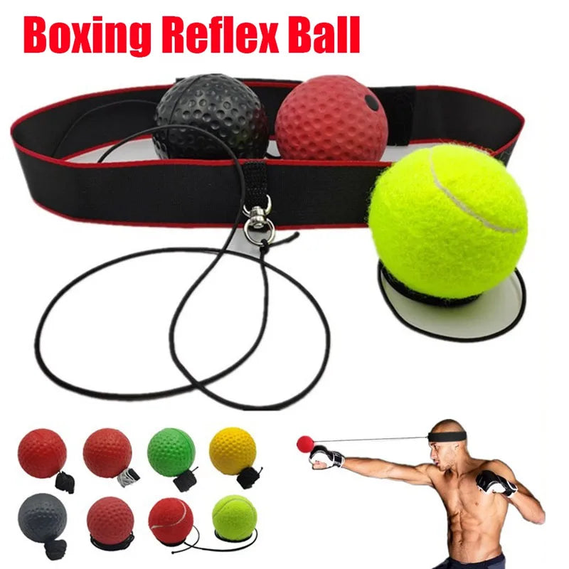 Punching Ball Head-mounted Fighting Speed Sanda Training Boxing Reflex Ball Home Fitness Exercise Boxing Equipment Accessories