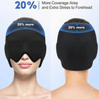 360° Gel Migraine Ice Head Wrap Headache Relief Hat for Migraine with Hot & Cold Therapy Flexible Ice Head Wrap for Sinus&Stress