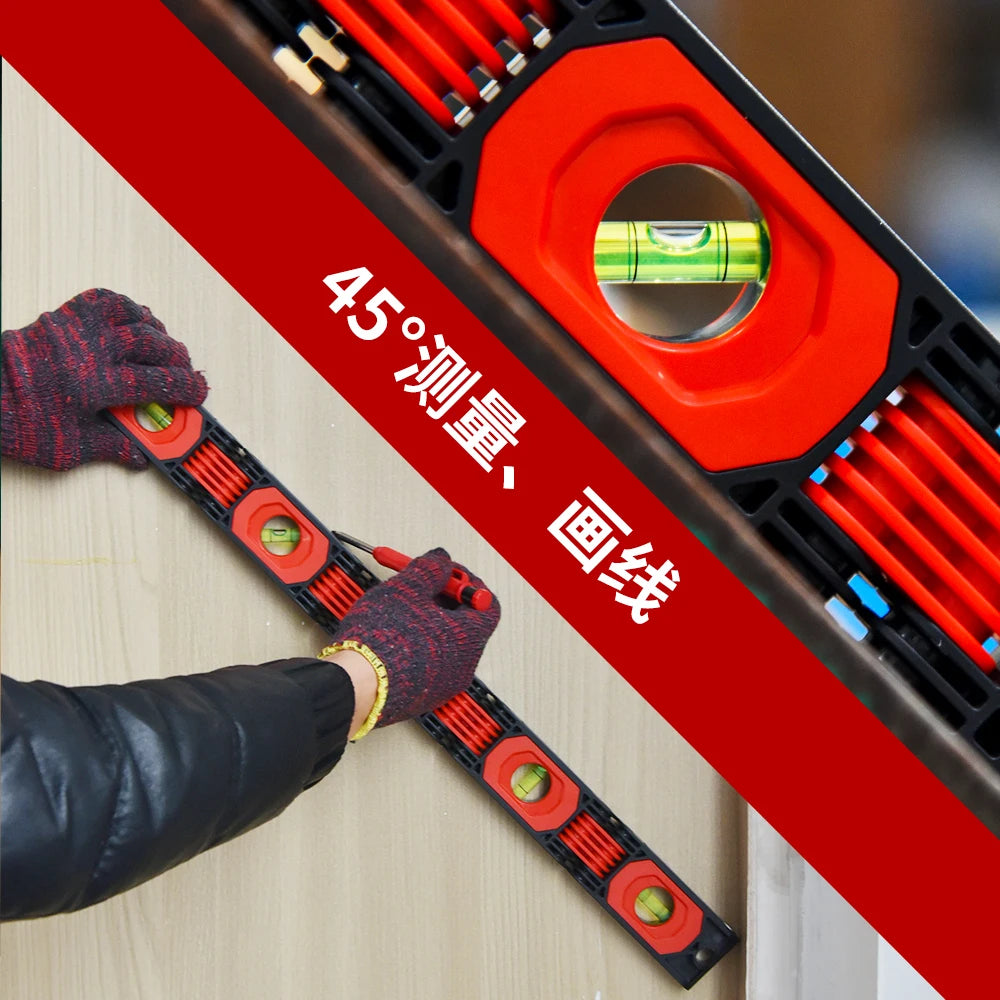 Magnetic Level Tool Foldable Level Ruler Precise Protractor Mini Spirit Leveler Angle Finder Construction Woodworking Measure