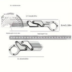 1pc, Multifunctional Folding Knife, Stainless Steel Pocket Knife, Creative Deformation Knife, Outdoor Survival Knife