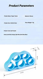 Silicone Five-Finger Training Hand Expanders Exerciser Wrist Stretcher Finger Gripper Expander Strength Rehabilitation Tensioner