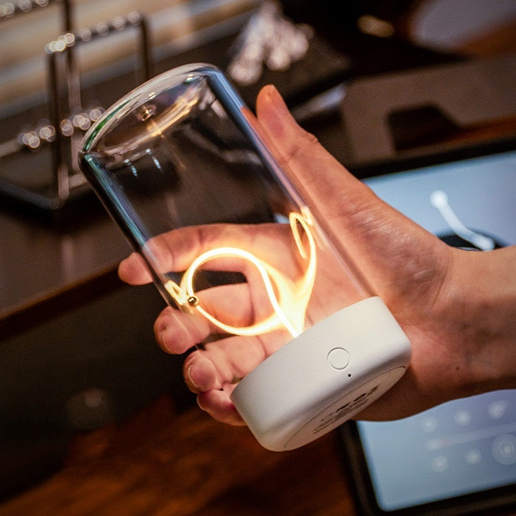 Nueva luz LED de camping tipo C, recargable, portátil, de noche, con alta transparencia y anticaídas, luz de ambiente creativo