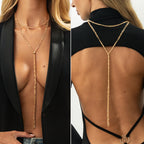 Sexy Multi-layer Y-shaped Tassel Neck Back Chain