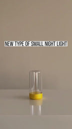 Nueva luz LED de camping tipo C, recargable, portátil, de noche, con alta transparencia y anticaídas, luz de ambiente creativo