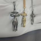 Love Hug Necklace Unisex Men Women Couple Jewelry Simple Temperament Clavicle Chain Valentines Day Lover Gift 