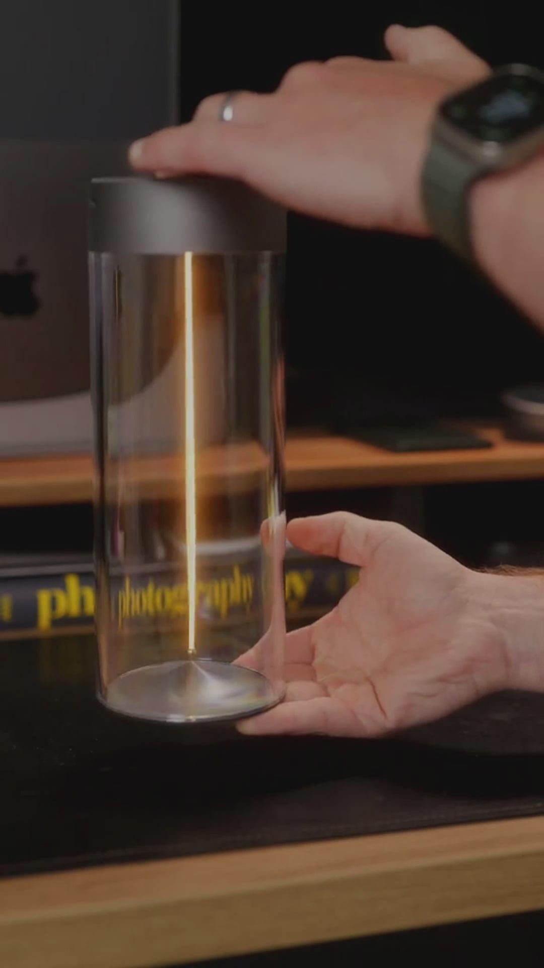 Nueva luz LED de camping tipo C, recargable, portátil, de noche, con alta transparencia y anticaídas, luz de ambiente creativo