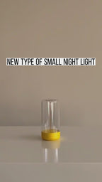 Nueva luz LED de camping tipo C, recargable, portátil, de noche, con alta transparencia y anticaídas, luz de ambiente creativo