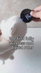 Regla eléctrica con pantalla LCD HD, medidor Digital, cinta métrica electrónica recargable multifuncional, Mini herramientas de medida