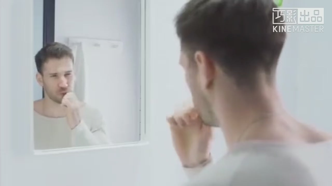 USB Rechargeable Sonic Electric Toothbrush 360 Degrees Intelligent Automatic Ultrasonic U-Shape with 4 Modes Timer + Blue Light