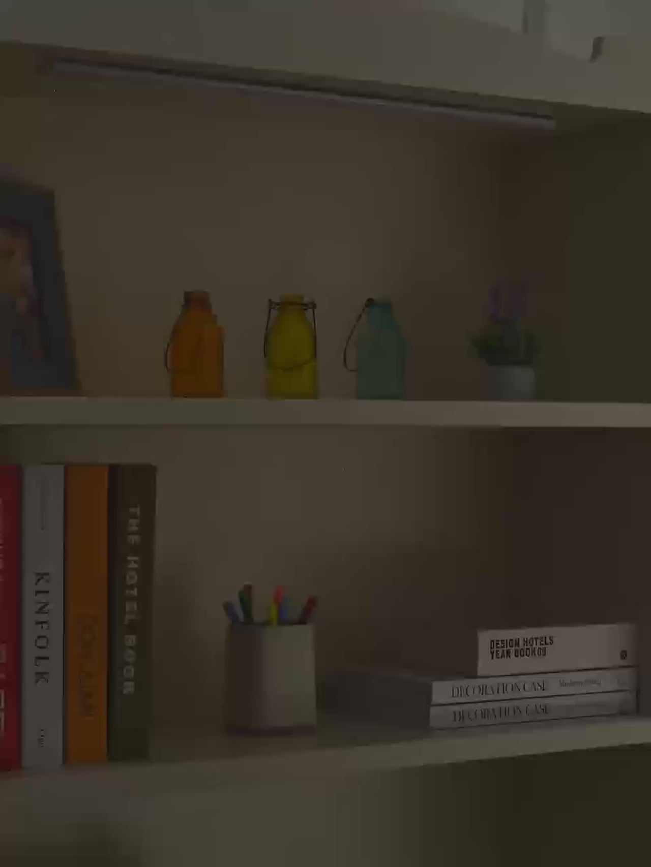 Motion Sensor Night Light USB Rechargeable Wireless Lamp Under Cabinet Led Lights for Kitchen Cabinet Bedroom Wardrobe Lighting