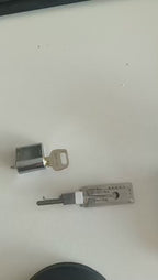 Stainless Steel Precision Tool SS001 O-ring Pickup Kit Hook Tool Maintenance Repair Kit Key Decoder Only for Straight Groove