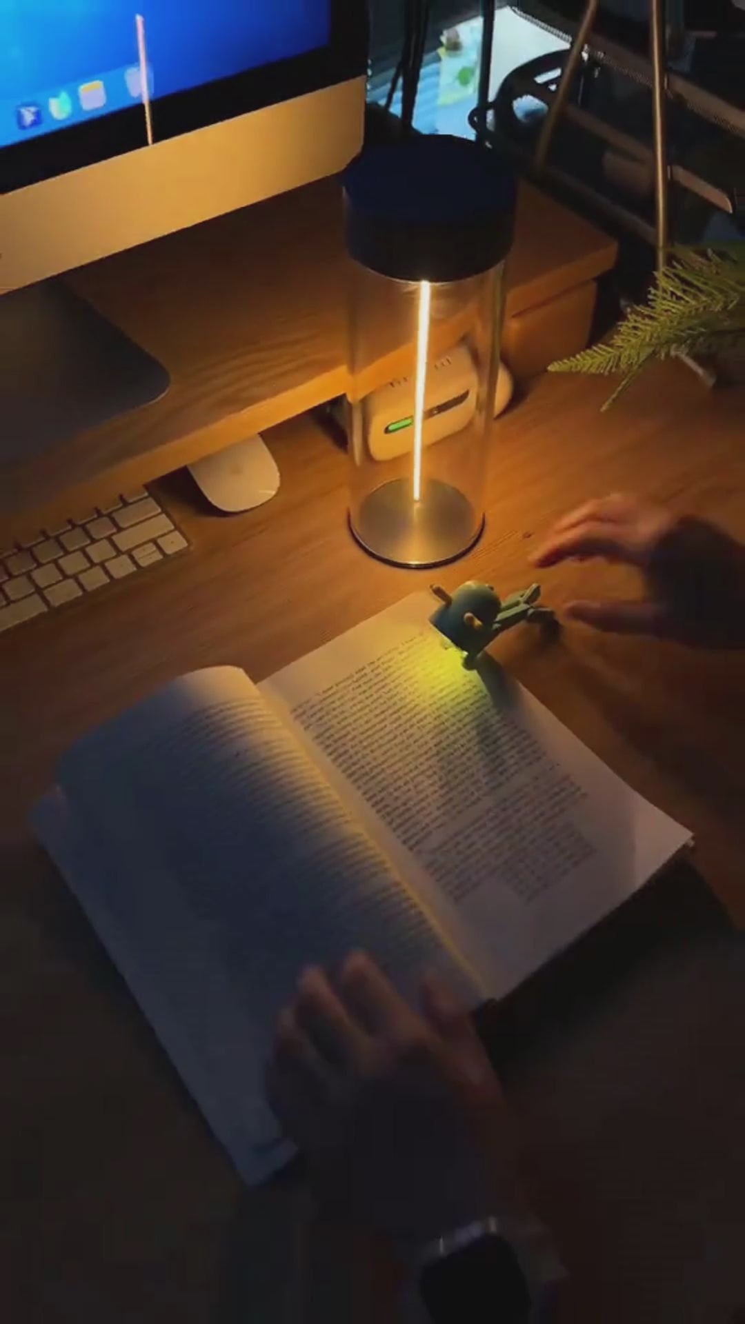 Nueva luz LED de camping tipo C, recargable, portátil, de noche, con alta transparencia y anticaídas, luz de ambiente creativo