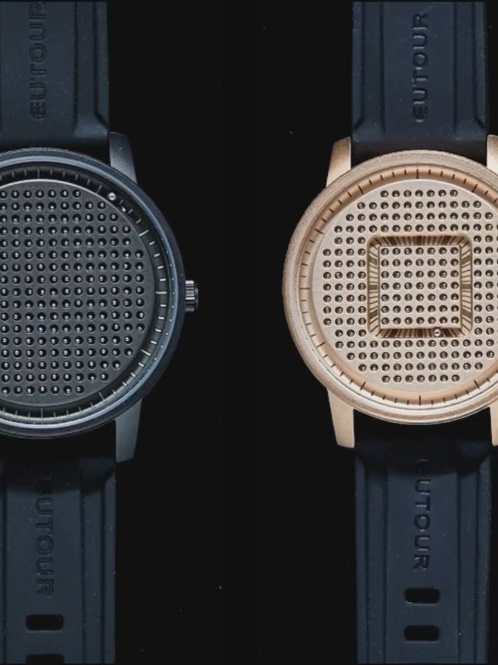 EUTOUR 2025 new magnetic fashion casual quartz watch simple men's watches silicone strap unisex watches