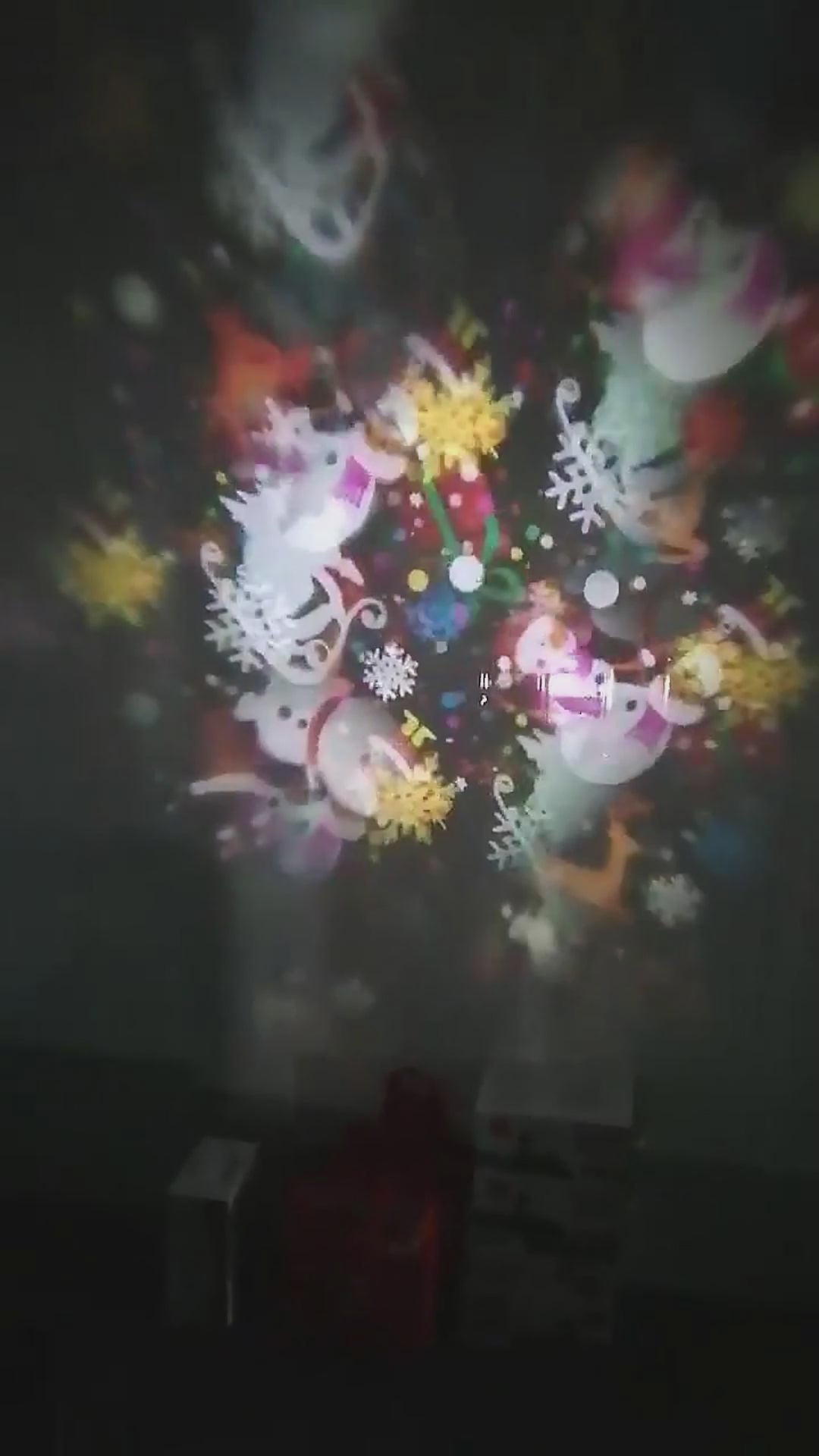 Christmas Party Lights Snowflake Projector Light Led Stage Light Rotating Xmas Pattern Outdoor Holiday Lighting Garden Christmas Decor