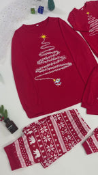 2025 New Family Christmas Pajamas Mom Dad Kids Matching Clothing Set Baby Romper Pjs Soft Loose 2 Pieces Suit Homewear Xmas Look