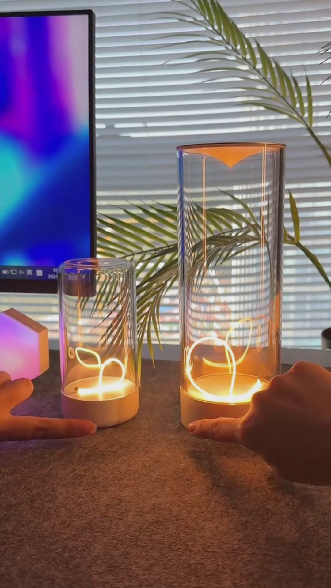 Nueva luz LED de camping tipo C, recargable, portátil, de noche, con alta transparencia y anticaídas, luz de ambiente creativo