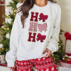 Sudadera con capucha y estampado navideño para mujer, con lentejuelas y árbol de Navidad