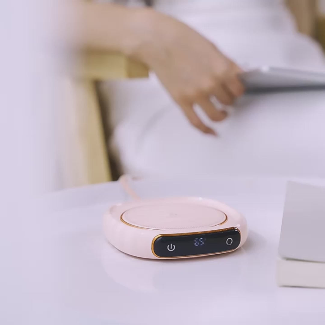 Calentador de tazas de café, posavasos inteligentes, aislamiento térmico, temperatura constante, almohadilla térmica de escritorio