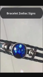 Zodiac Constellation Bracelet Braided Design Bracelet For Men Women Kids