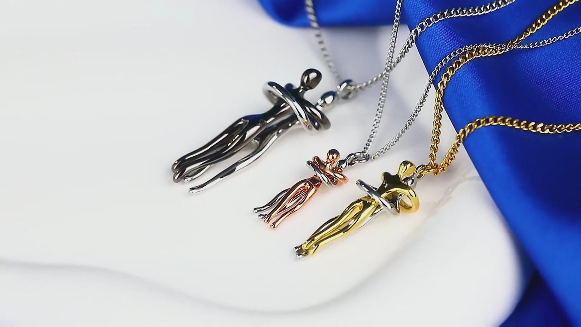 Love Hug Necklace Unisex Men Women Couple Jewelry Simple Temperament Clavicle Chain Valentines Day Lover Gift 